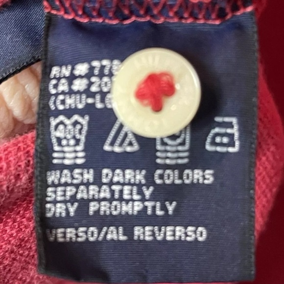 Tommy Hilfiger Red Slim Fit Tommy Polo Medium Short Sleeve NWT - Picture 10 of 13